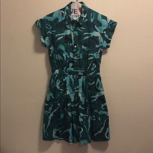 Blue XS Heinui Shirtdress